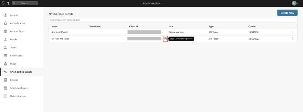 Hakkoda - Sigma OCF Connector - API Token 6